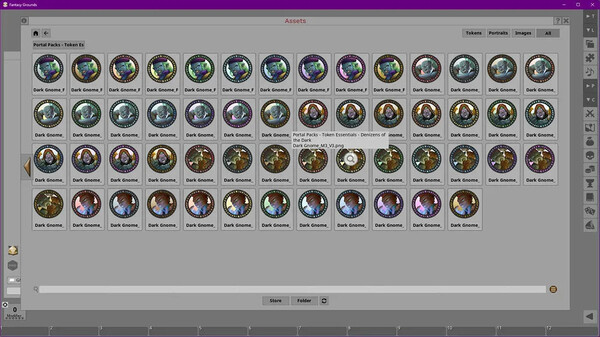 Fantasy Grounds - Portal Packs - Token Essentials: Denizens of the Dark