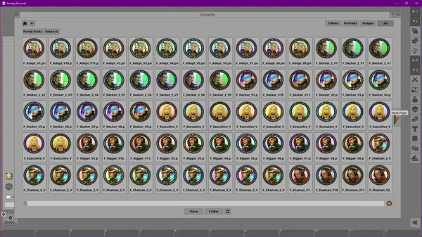 Fantasy Grounds - Portal Packs - Token Essentials: Running in the Shadows