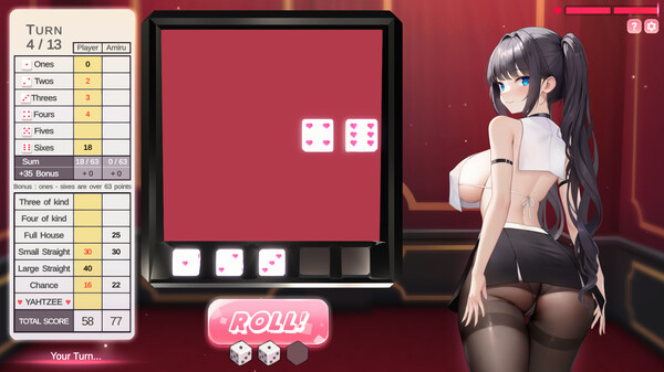 yahtzee girl Screenshot