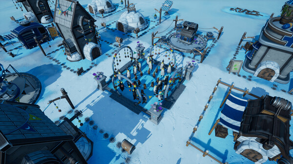 Screenshot z United Penguin Kingdom: Huddle up