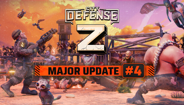 防衛大作戦　PCゲーム Steam：City Defense Z