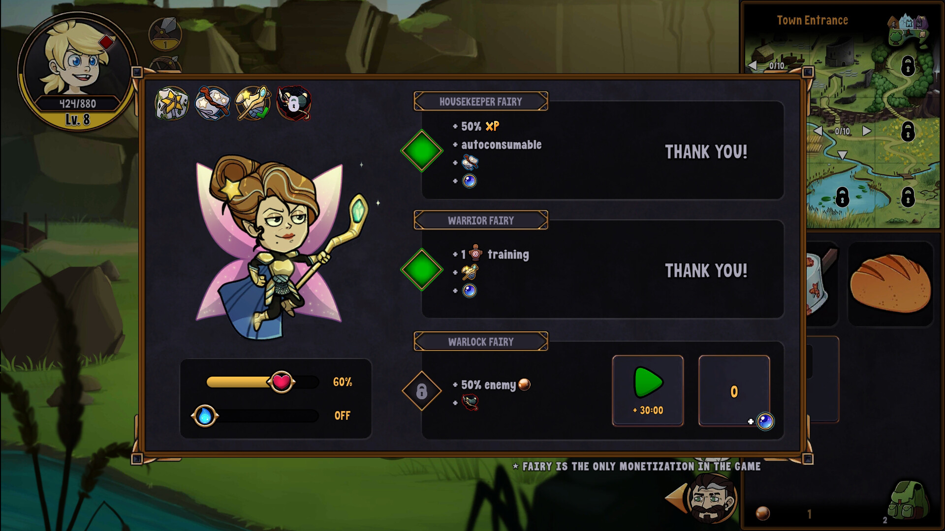 Hero Tale - Warrior Fairy Featured Screenshot #1