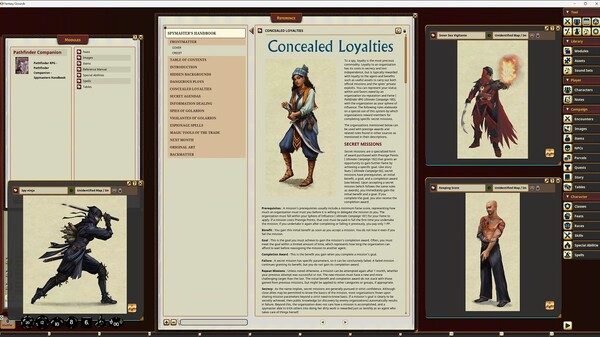 Fantasy Grounds - Pathfinder RPG - Pathfinder Companion: Spymaster's Handbook