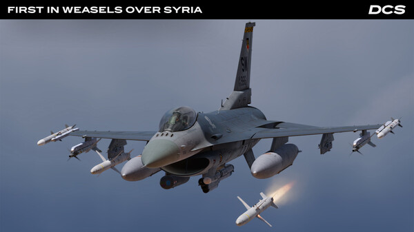 DCS: F-16C First in Weasels Over Syria Campaign by Ground Pounder Sims