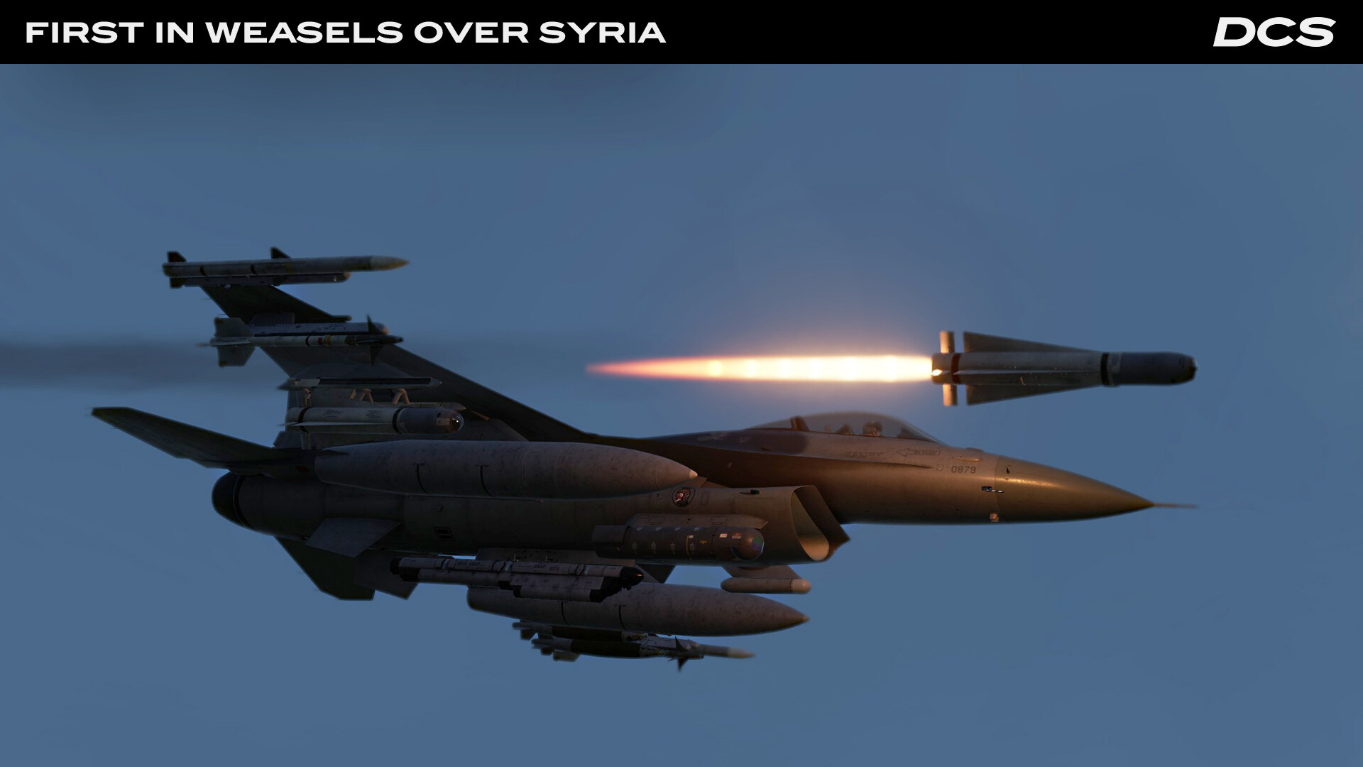 DCS: F-16C First in Weasels Over Syria Campaign by Ground Pounder Sims Featured Screenshot #1