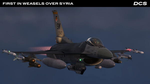 DCS: F-16C First in Weasels Over Syria Campaign by Ground Pounder Sims