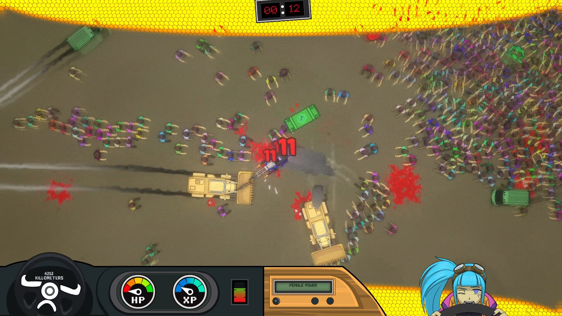 #1. Auto Auto: Maximum Autodrive In The Alien Apocalypse (Steam) 由: Gnaw Paw Studios, LLC
