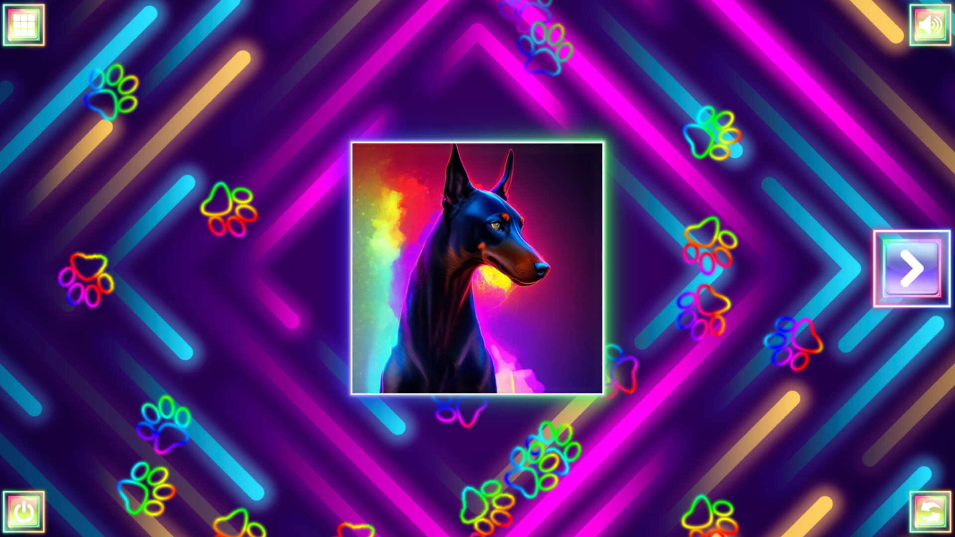 Neon Fantasy: Dogs screenshot 2