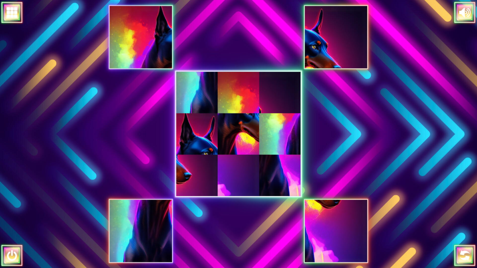 Neon Fantasy: Dogs screenshot 1
