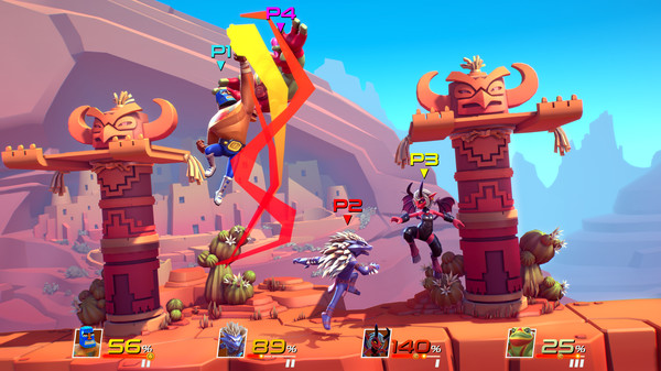 大乱殴Brawlout-游戏截图
