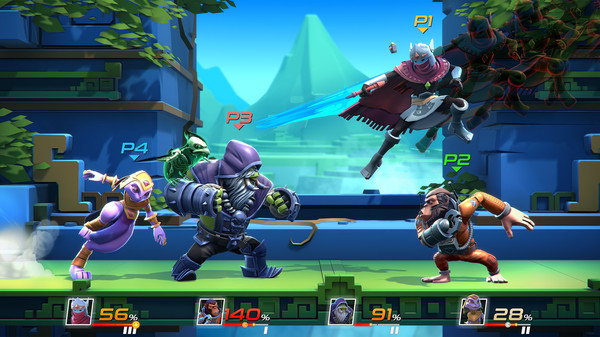 大乱殴Brawlout-游戏截图