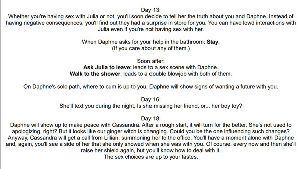 My Pleasure - Season 3: Advanced Walkthrough