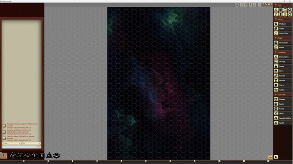 Fantasy Grounds - Starfinder RPG - Starfinder Flip-Mat - Basic Starfield