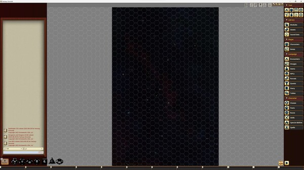 Fantasy Grounds - Starfinder RPG - Starfinder Flip-Mat - Basic Starfield