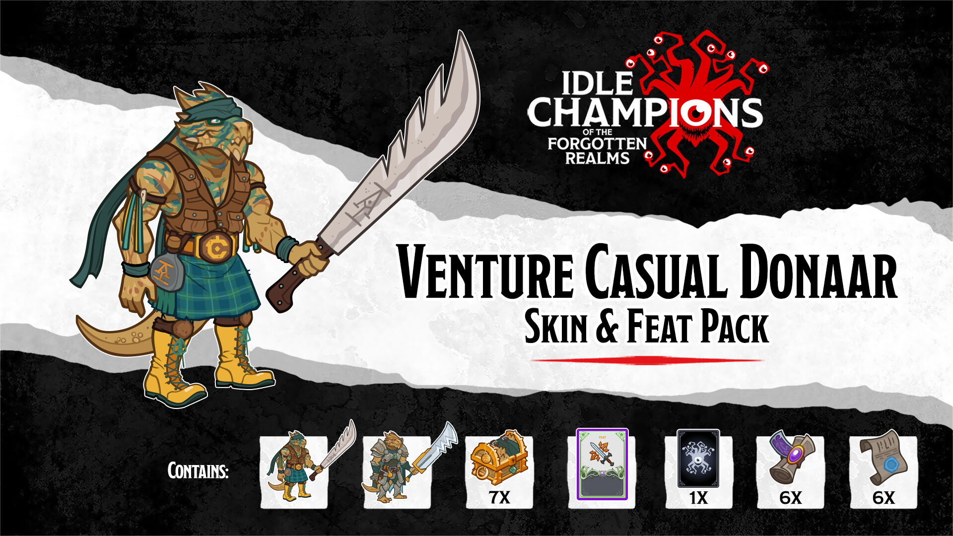 Idle Champions - Venture Casual Donaar Skin & Feat Pack Featured Screenshot #1