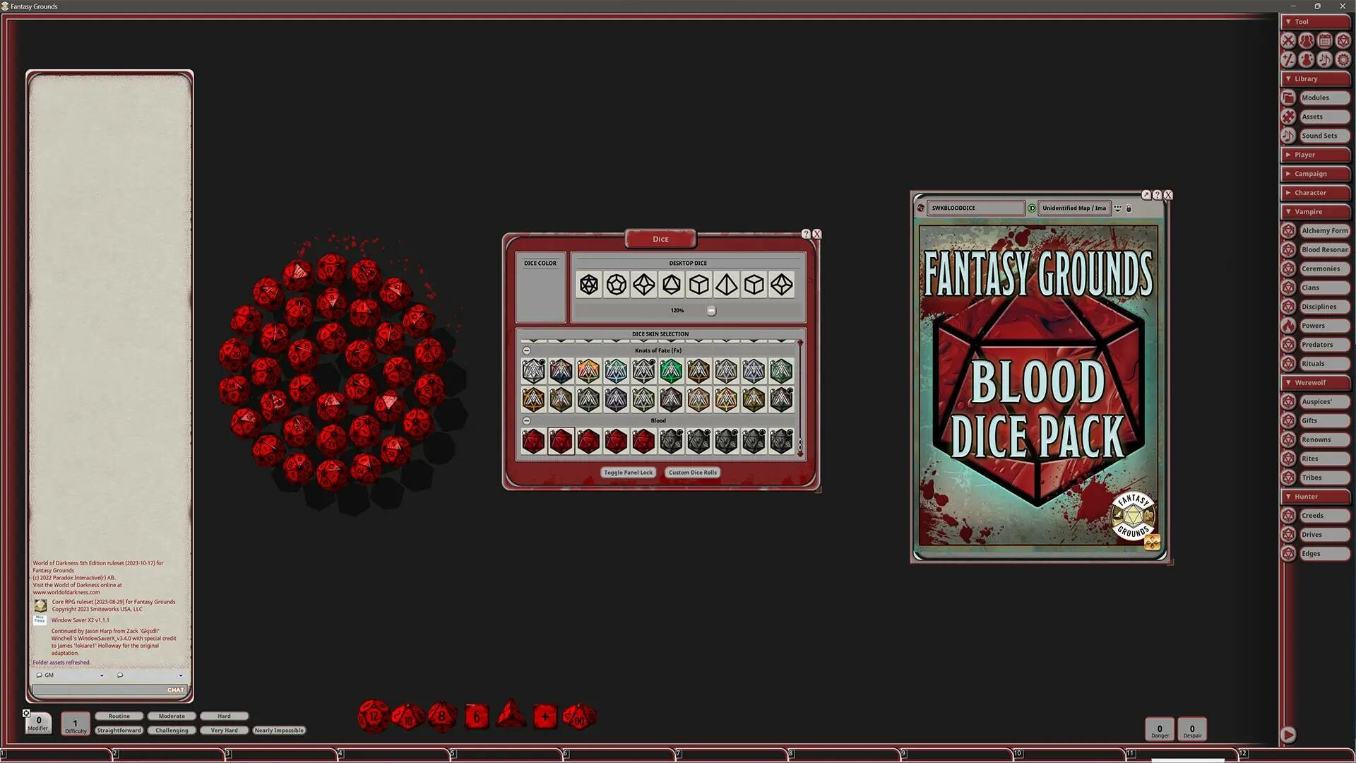 Fantasy Grounds - Blood Dice Pack Featured Screenshot #1