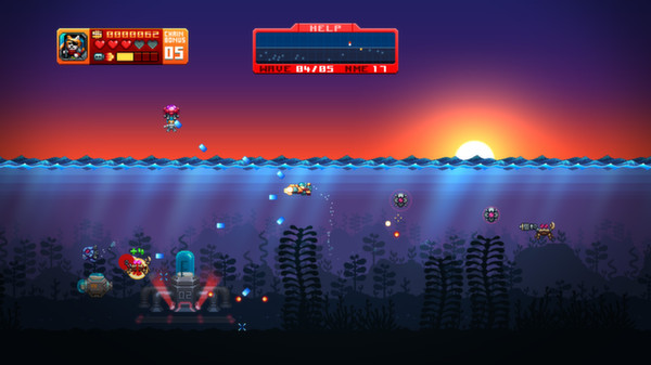 Screenshot z Aqua Kitty - Milk Mine Defender