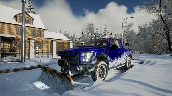 Screenshot z Snow Plowing Simulator - First Snow