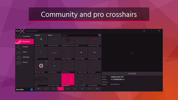 YoloX - Crosshair Overlay.