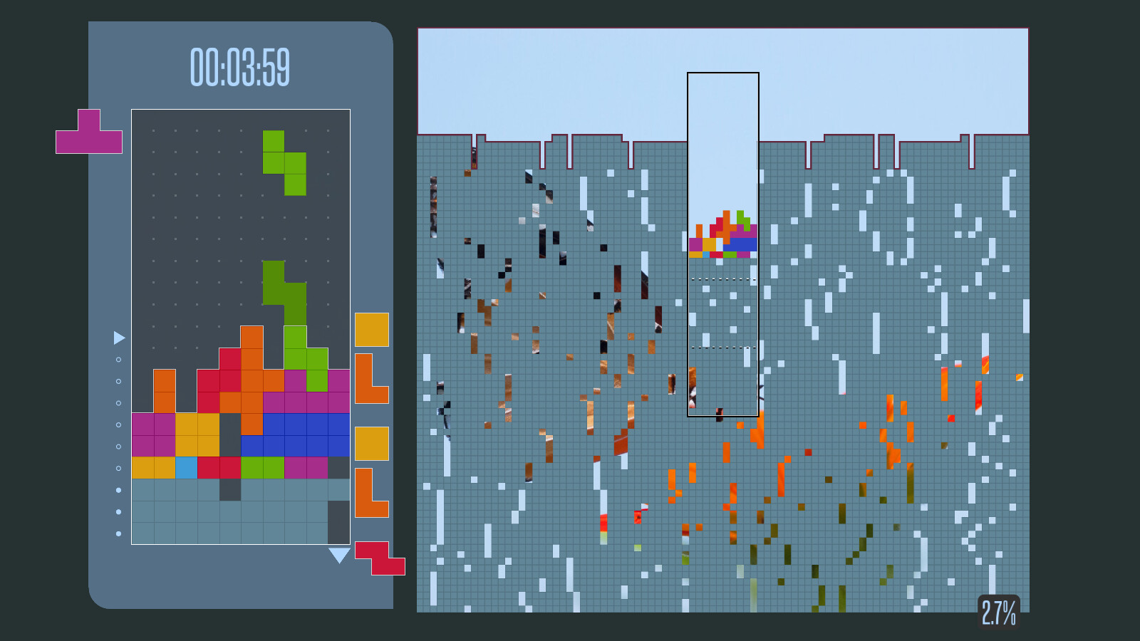 Block Breakin' Logic Downstacker screenshot #3