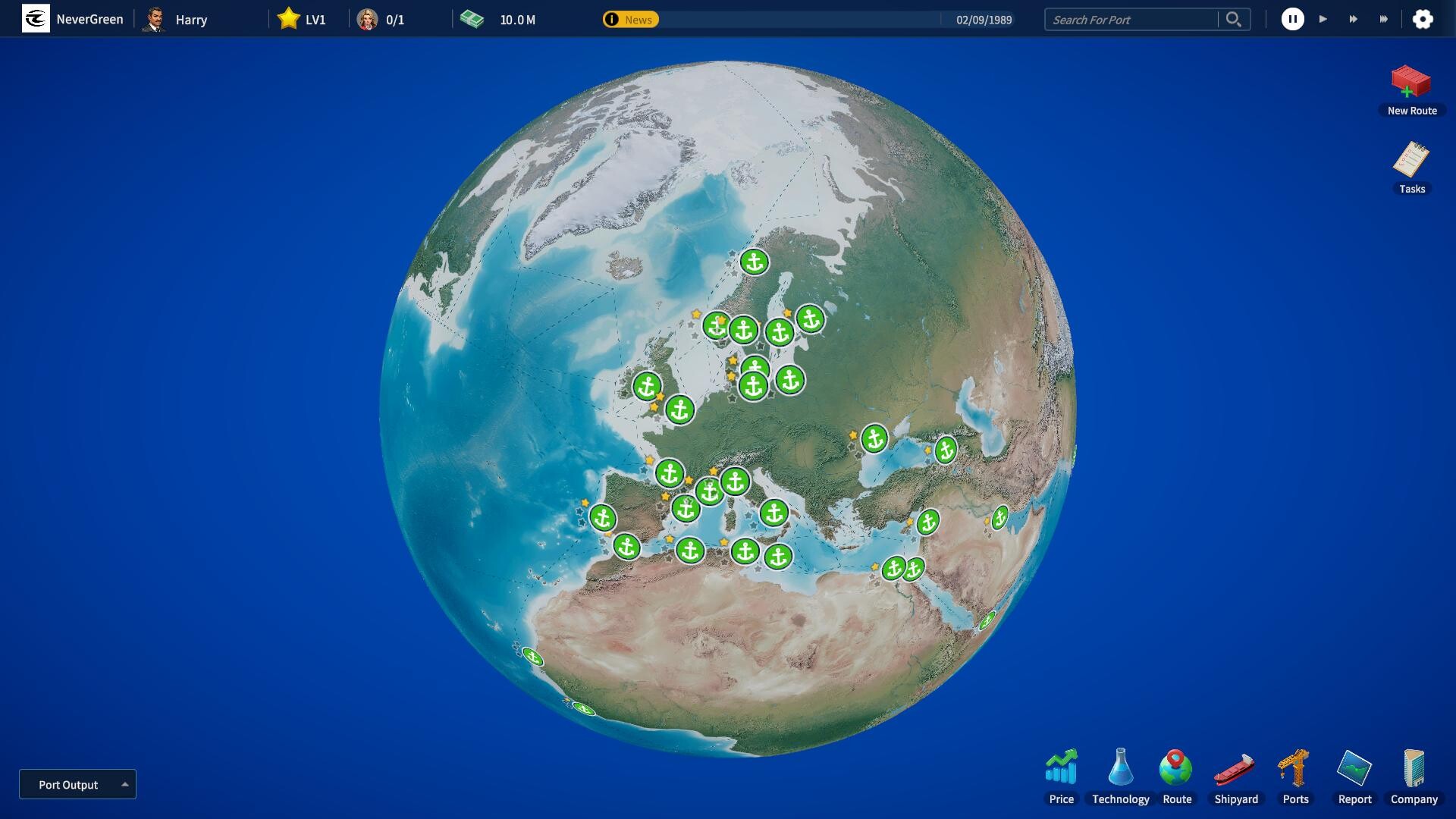 #1. Global Magnates: Shipping Tycoon (Steam) 由: Aquila Interactive