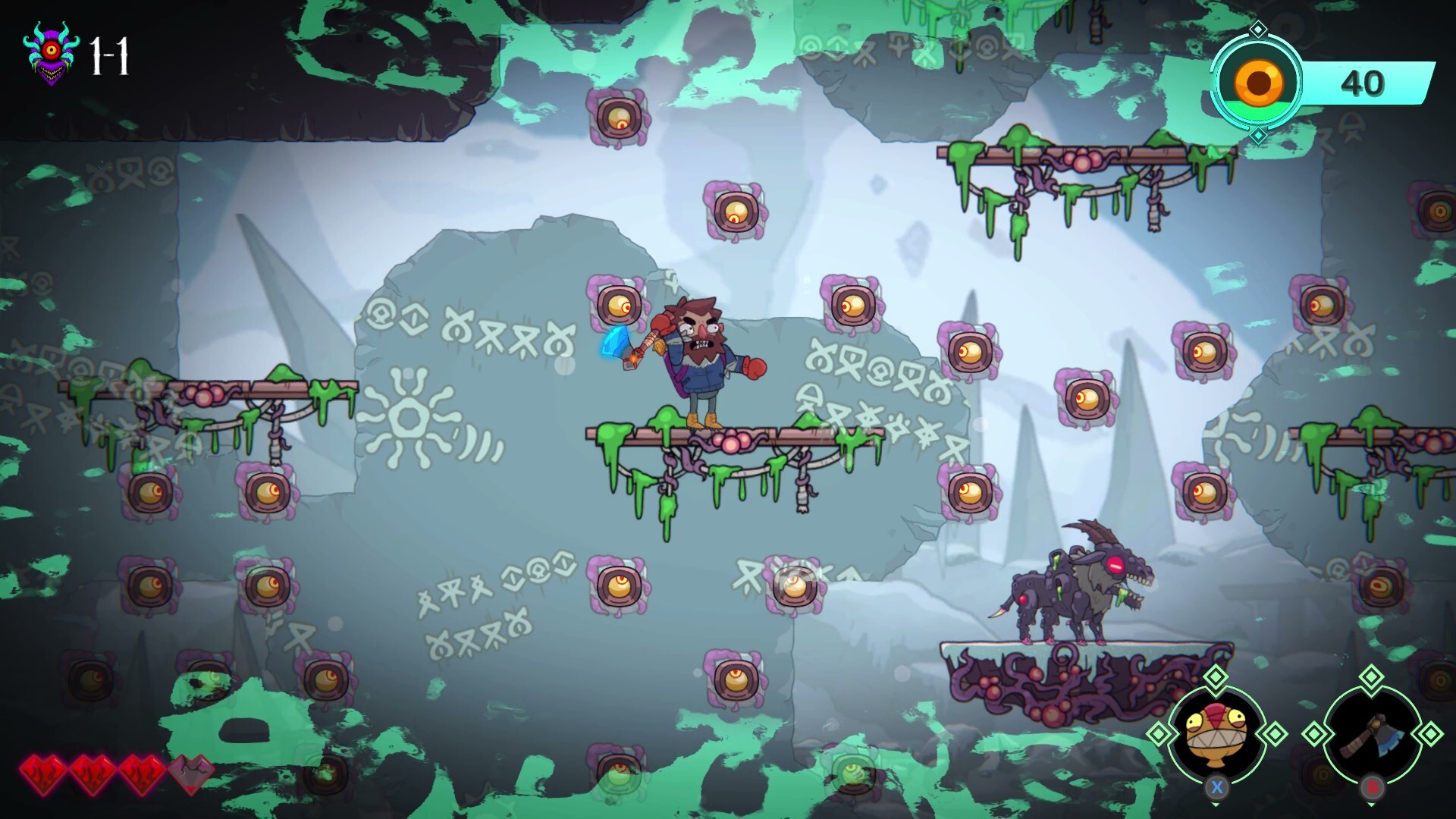 Eldritch Climb: A Cursed Ascent screenshot #2