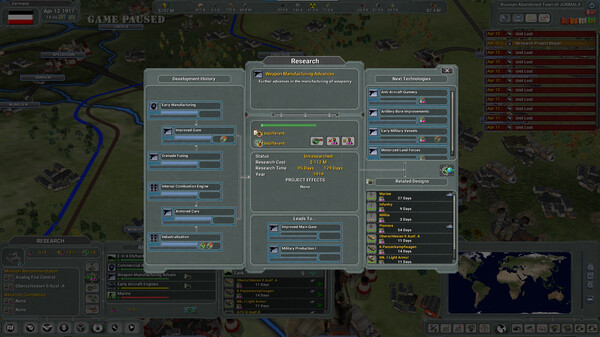 Supreme Ruler The Great War Remastered DLC.