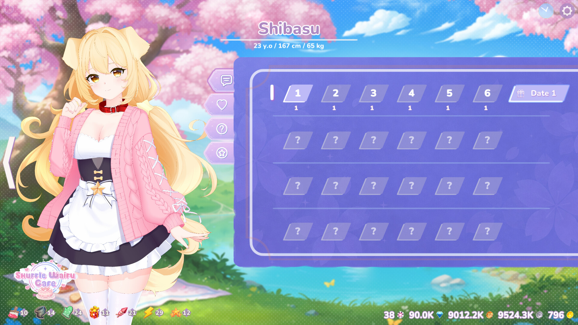 Shuffle Waifu Cafe screenshot #5