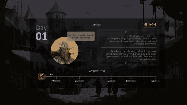 Скриншот 1 из игры Grim Potions