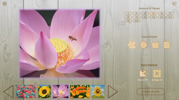 House of Jigsaw: Beautiful Flowers screenshot 1