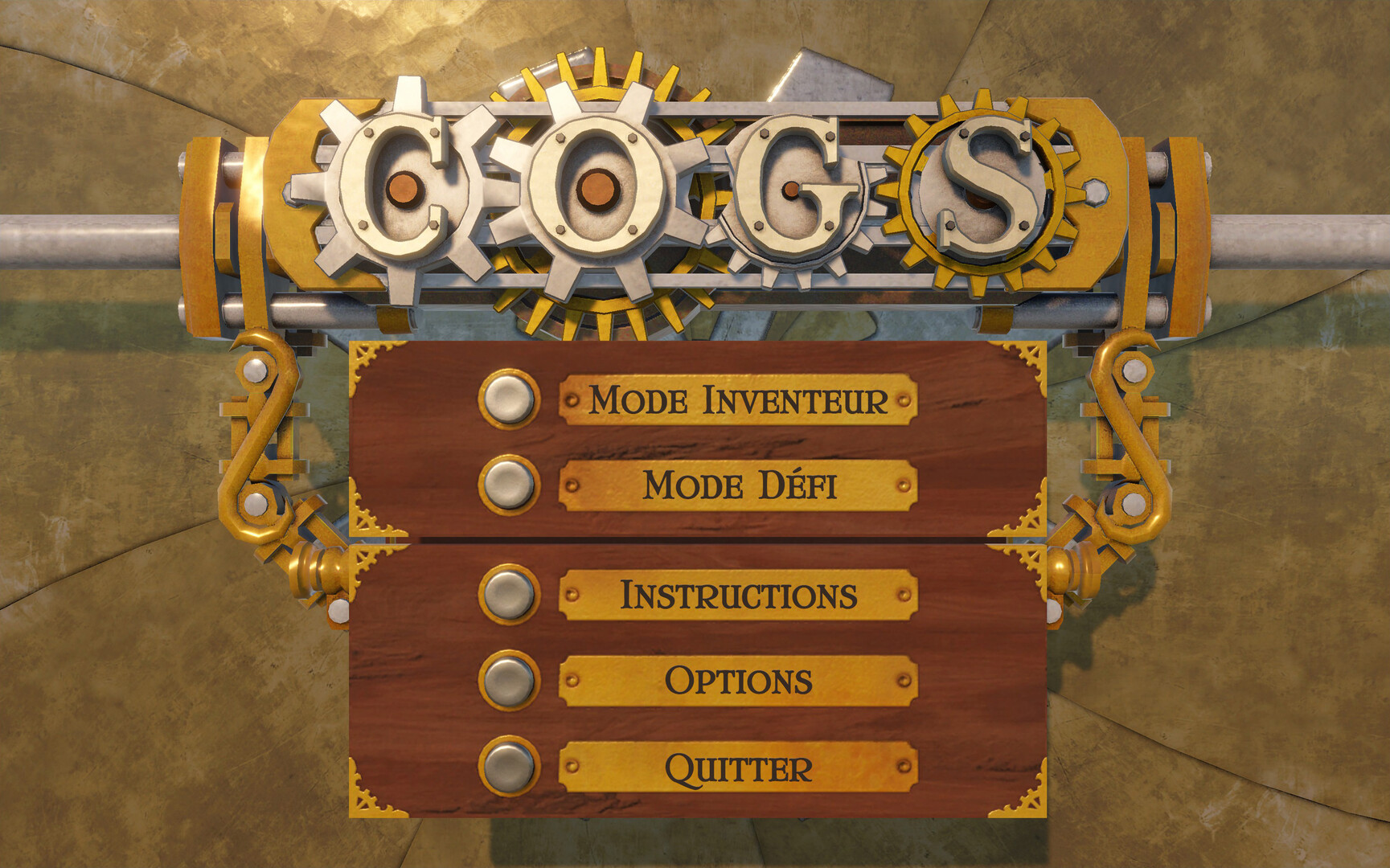 Cogs : capture d'écran