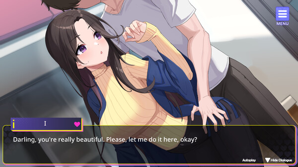 Screenshot z Travel through the adult game and build a harem