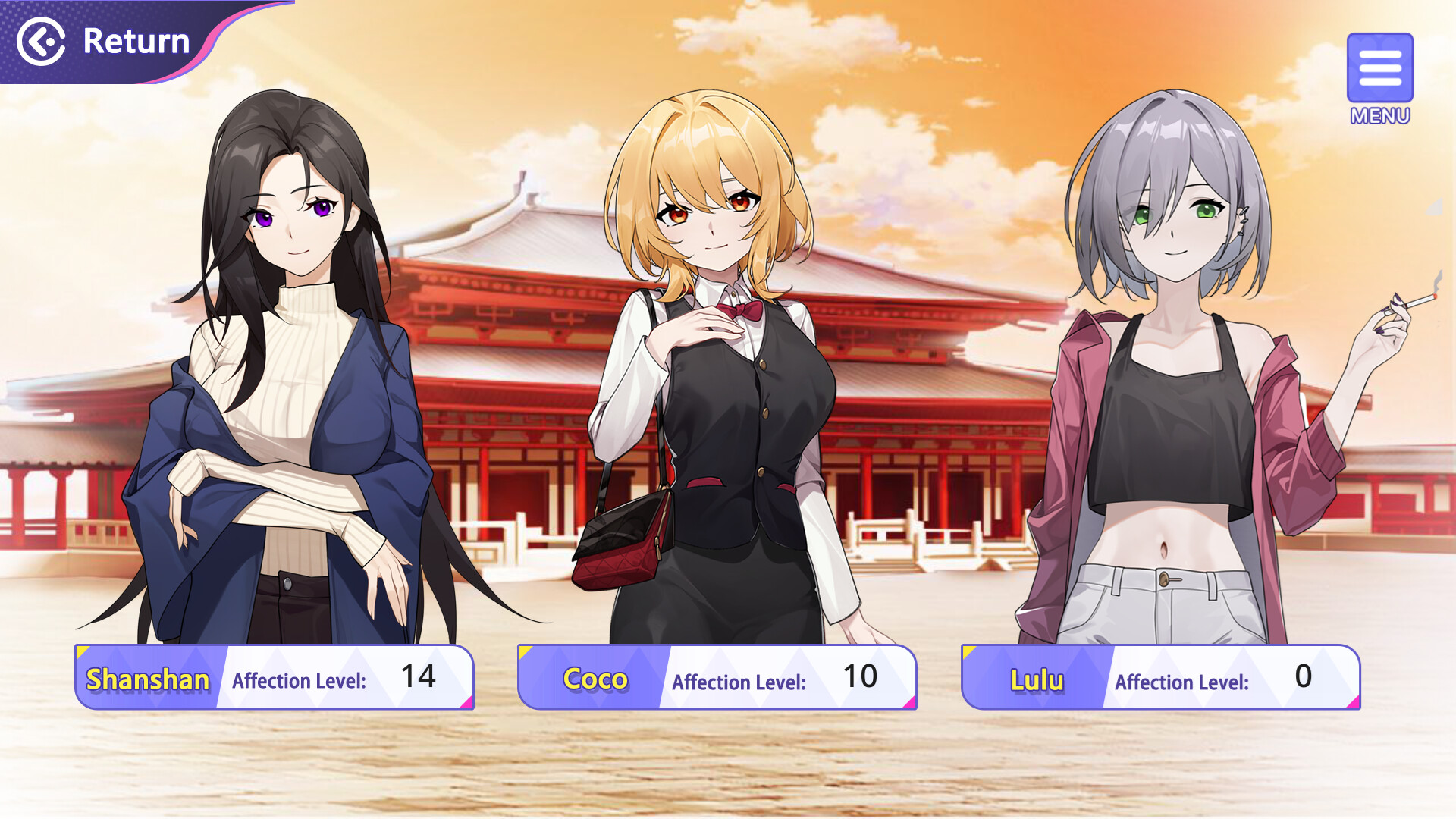 Travel through the adult game and build a harem screenshot #6