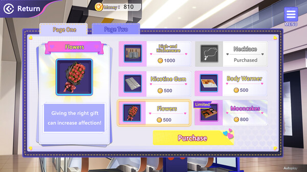 Screenshot z Travel through the adult game and build a harem