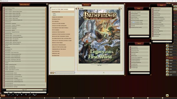 Fantasy Grounds - Pathfinder RPG - Pathfinder Companion: Legacy of the First World