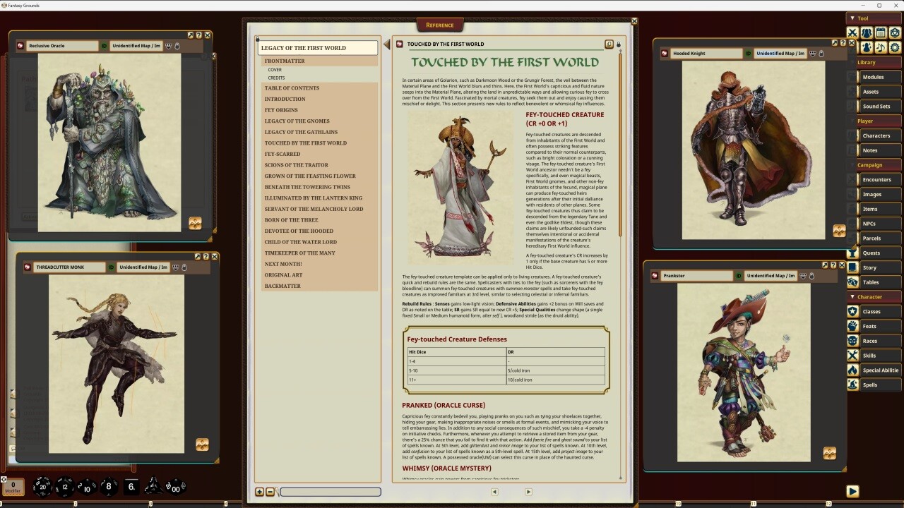 Fantasy Grounds - Pathfinder RPG - Pathfinder Companion: Legacy of the First Worldのスクリーンショット 1