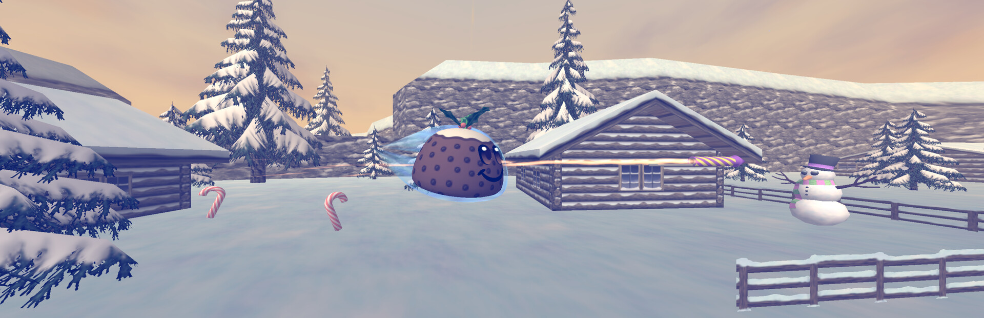 Christmas Rocket Pudding