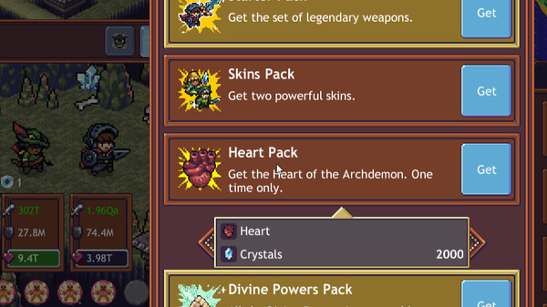 Cave Heroes - Heart Pack screenshot 1