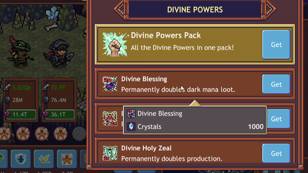 Cave Heroes - Divine Blessing screenshot 1