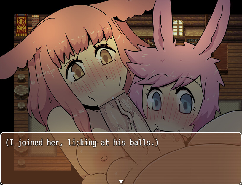 Скриншот игры Naughty Tales of Rabbits - A Cuckold RPG - 2