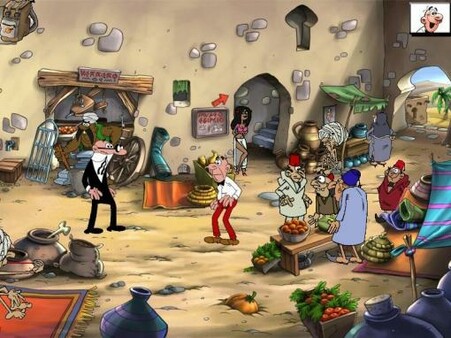 Screenshot z Mortadelo y Filemón: La Sexta Secta