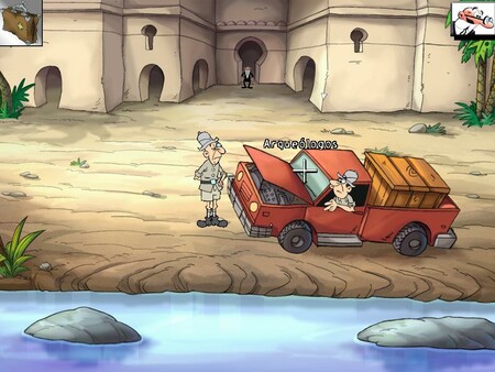 Screenshot z Mortadelo y Filemón: La Sexta Secta