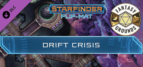 Fantasy Grounds - Starfinder RPG - Starfinder Flip-Mat - Drift Crisis