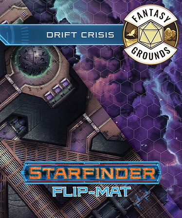 Fantasy Grounds - Starfinder RPG - Starfinder Flip-Mat - Drift Crisis