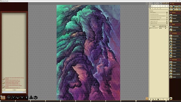 Fantasy Grounds - Starfinder RPG - Starfinder Flip-Mat - Drift Crisis