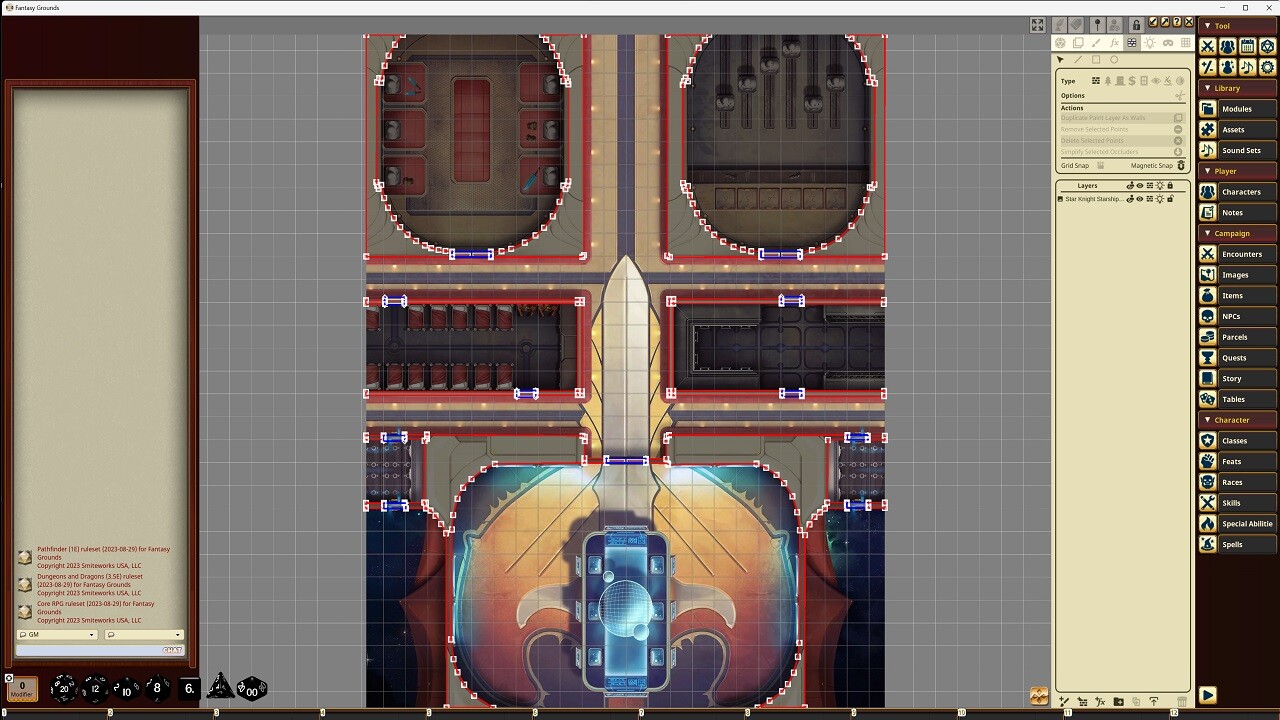 Starfinder Flip-Mat: Star Knight Starships