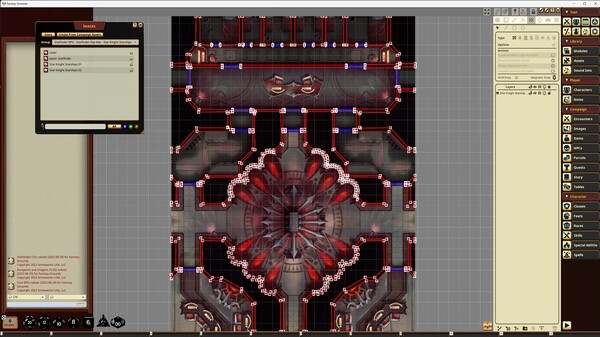 Fantasy Grounds - Starfinder RPG - Starfinder Flip-Mat - Star Knight Starships