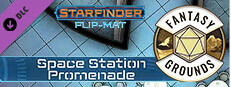 Fantasy Grounds - Starfinder RPG - Starfinder Flip-Mat - Space Station Promenade Small Capsule Image