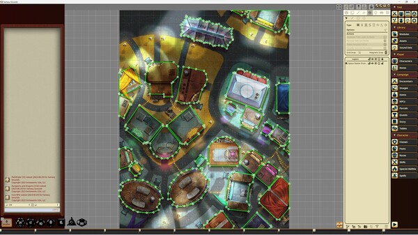 Fantasy Grounds - Starfinder RPG - Starfinder Flip-Mat - Space Station Promenade