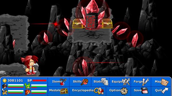 Screenshot z Epic Battle Fantasy 4